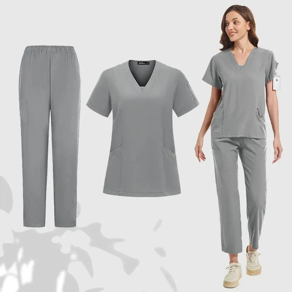 Set von medizinischen Uniformen für Männer und Frauen, Arbeitskleidung für Ärzte, Krankenschwestern, Zahnklinik, Schönheitssalon CJdropshipping