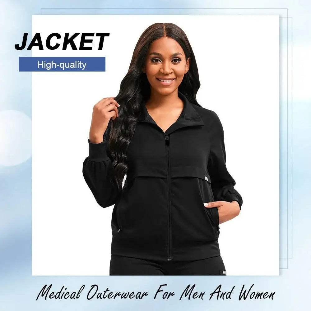 Großhandelspreis medizinische Scrub Uniform Jacke Frauen Männer Dental Scrub Gesundheitswesen Uniform Beauty Salon Manicurist Reinigung tragen neu