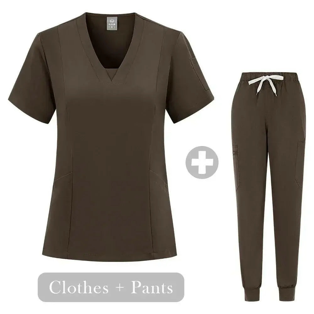 Großhandel Operationssaal medizinische Uniform Scrub Scrub Krankenhaus arbeiten Scrubs Set Krankenpflegebedarf Krankenschwester Dental Chirurgie Anzug Arbeitskleidung