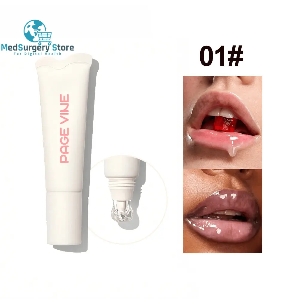 4-farbiger, feuchtigkeitsspendender Lippenbalsam mit Peeling-Eigenschaften - Lang anhaltender Lipgloss für Frauen