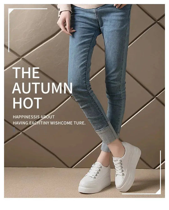 chaussures ete femme espadrille femme basket femme compensé Damen lässige Turnschuhe, atmungsaktiv und bequem weiße Schuhe mit 8CM Fersen, Plattform Höhe steigen, Herbst, 2022 MedSurgery Store For Digital Health