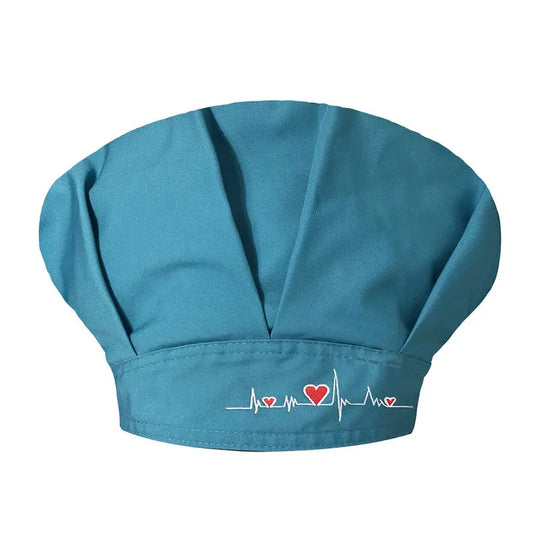 Frauen Scrub Caps, Unisex verstellbare Baumwolle Schweißband Hut, Kopfbedeckung, Arbeitskleidung, Sanitär atmungsaktiv Bouffant Scrub Caps CJdropshipping