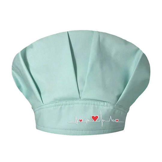 Frauen Scrub Caps, Unisex verstellbare Baumwolle Schweißband Hut, Kopfbedeckung, Arbeitskleidung, Sanitär atmungsaktiv Bouffant Scrub Caps CJdropshipping
