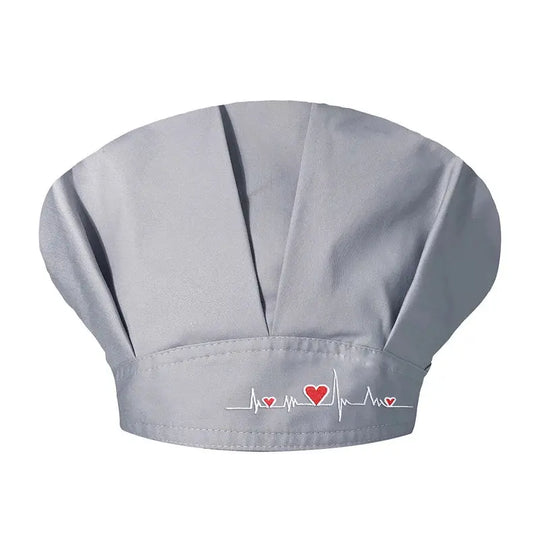 Frauen Scrub Caps, Unisex verstellbare Baumwolle Schweißband Hut, Kopfbedeckung, Arbeitskleidung, Sanitär atmungsaktiv Bouffant Scrub Caps CJdropshipping
