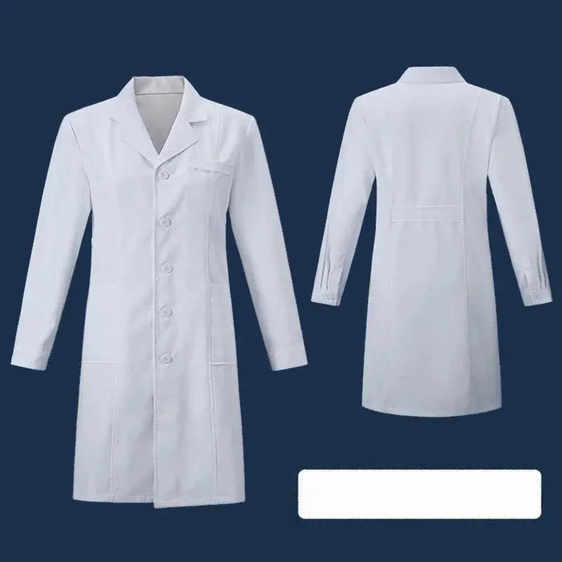 Weißer Kittel, Experimentelle Kleidung für Studenten, langärmelige medizinische Kleidung für Männer und Frauen, Chemie und Medizin kurzärmelig MedSurgery Store For Digital Health