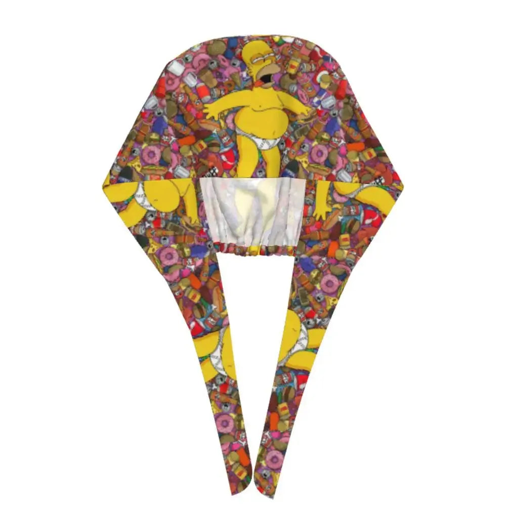 Personalisierte Die Simpsons Cartoon Cartoon medizinisches Personal Scrubs Hut Männer Frauen medizinische Krankenpflege chirurgische Scrub Kappen MedSurgery Store für digitale Gesundheit