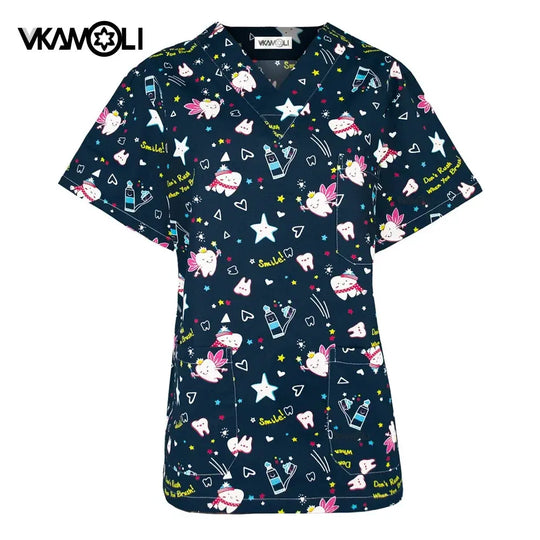 Tierklinik Spa Uniform, Damen Berufsbekleidung, Medizinischer Anzug, Peeling Tops, Peeling Shirt CJdropshipping
