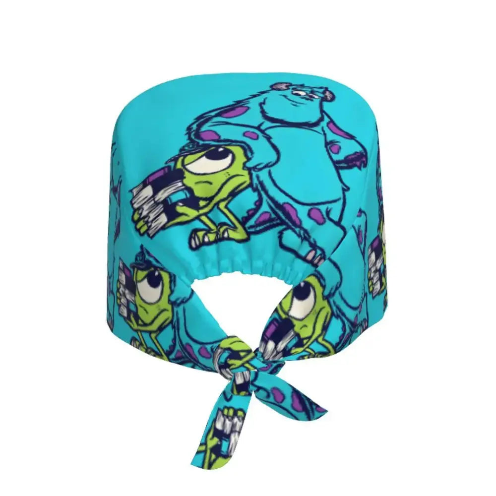 Personalisierte verstellbare Arbeitsmütze mit Monsters University Cartoon, chirurgische Mütze für Männer und Frauen, chirurgische Mütze für Krankenschwestern, Ärzte und Chirurgen MedSurgery Store For Digital Health