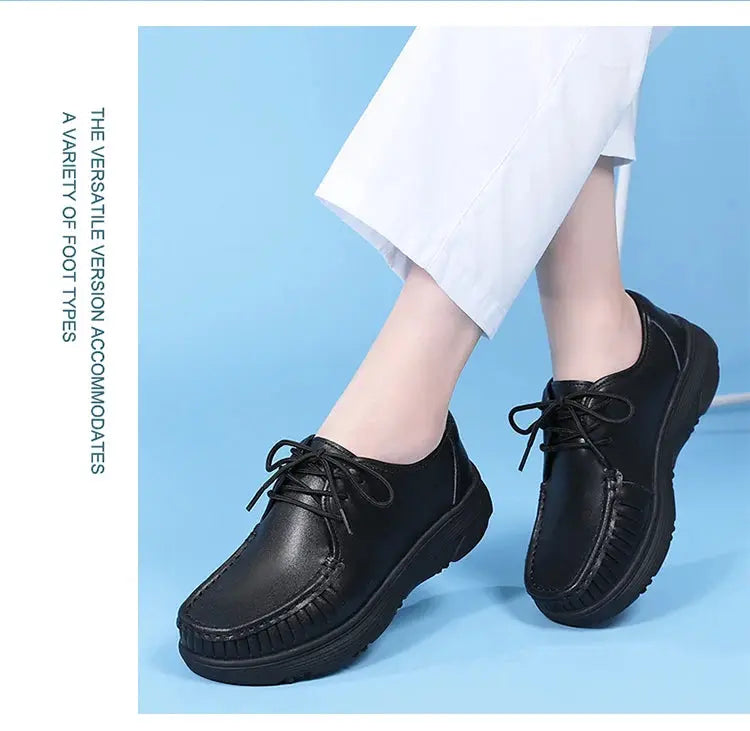 STRONGSHEN, weiße Plateauschuhe, Krankenpflegeschuhe für Frauen, leichte und bequeme Freizeitschuhe für die Arbeit, modische Slipper für Frauen MedSurgery Store For Digital Health