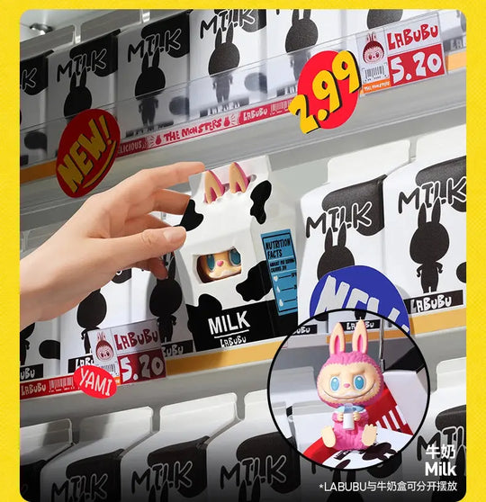 POP MART THE MONSTERS Wacky Mart Series Blind Box Guess Bag Desk Decoration Cute Model Gift Girl Blind Bag Toys MedSurgery Store For Digital Health
