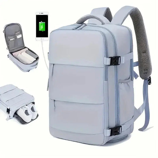 Damen-Reiserucksack mit großem Fassungsvermögen, multifunktional, Schuhaufbewahrung, mehrlagig, Trocken- und Nasstrennung, wasserdicht MedSurgery Store For Digital Health