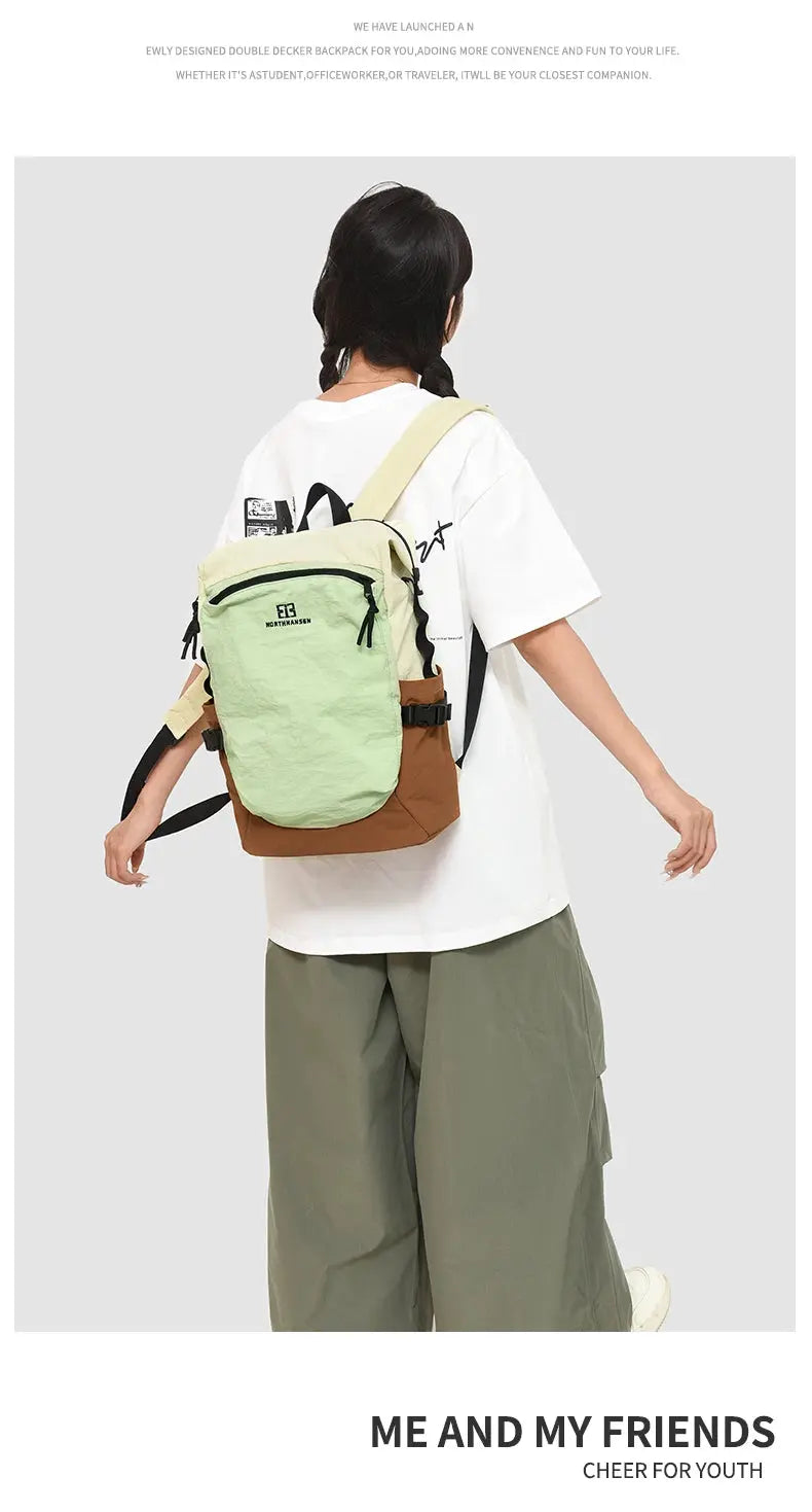 Outdoor-Doppelschulter-Rucksack für Frauen, große Kapazität. Es ist tragbar und geeignet für das Pendeln, Reisen. Es ist ein cas MedSurgery Store für digitale Gesundheit
