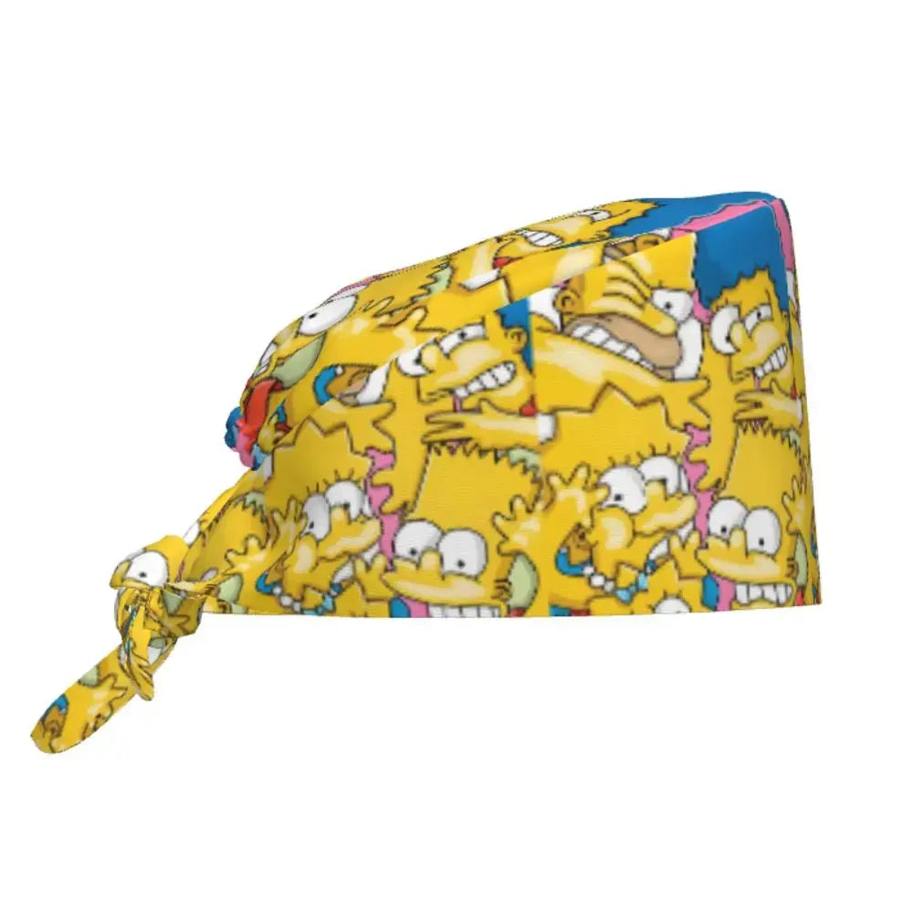 Personalisierte verstellbare Arbeitsmütze mit Gehirn Explosion, Simpsons chirurgische Kappe, chirurgische Kappe für Krankenpflege, Arzt, Chirurg, für Chef MedSurgery Store For Digital Health