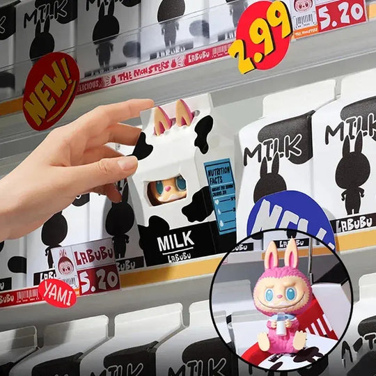 POP MART THE MONSTERS Wacky Mart Series Blind Box Guess Bag Desk Decoration Cute Model Gift Girl Blind Bag Toys MedSurgery Store For Digital Health