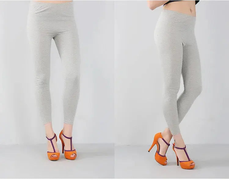 Bambusfaser-Stretch-Leggings für Frauen, Neun-Punkt, lässig, Übergröße, Frühling, Sommer und Herbst, neu von 2024 DSers Fulfillment