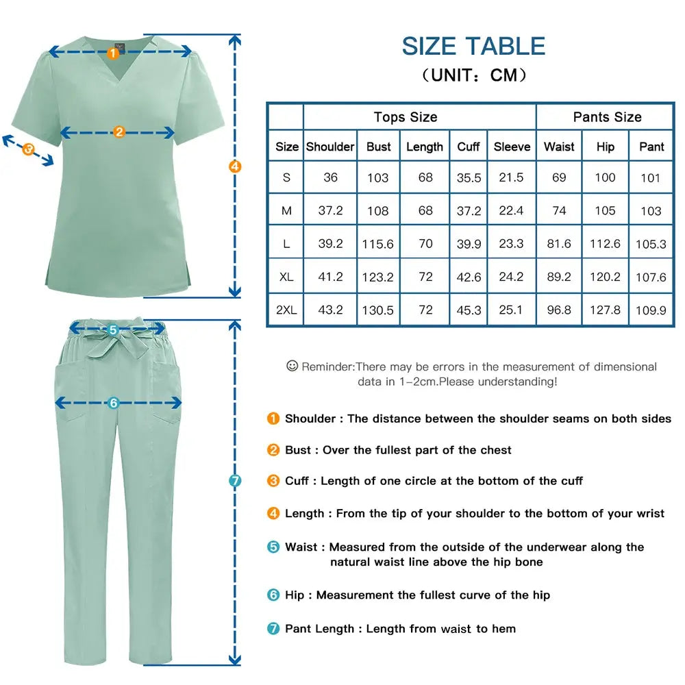 Kurze Ärmel Klinik Arbeitskleidung, Frauen Scrubs, Krankenhaus Scrubs, Dental Scrub Anzug, Krankenpflege Zubehör CJdropshipping