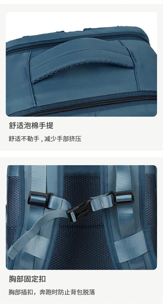 Großer Reiserucksack für Frauen und Männer, Kabinentasche, multifunktionaler wasserdichter Flugzeugrucksack mit USB-Ladefunktion, diebstahlsicherer Rucksack MedSurgery Store For Digital Health