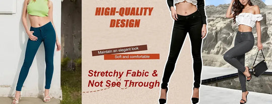 Damen-Jeans aus Baumwollstretch, Freizeithose, weiß, ultra-elastisch, bequem, für die Arbeit MedSurgery Store For Digital Health
