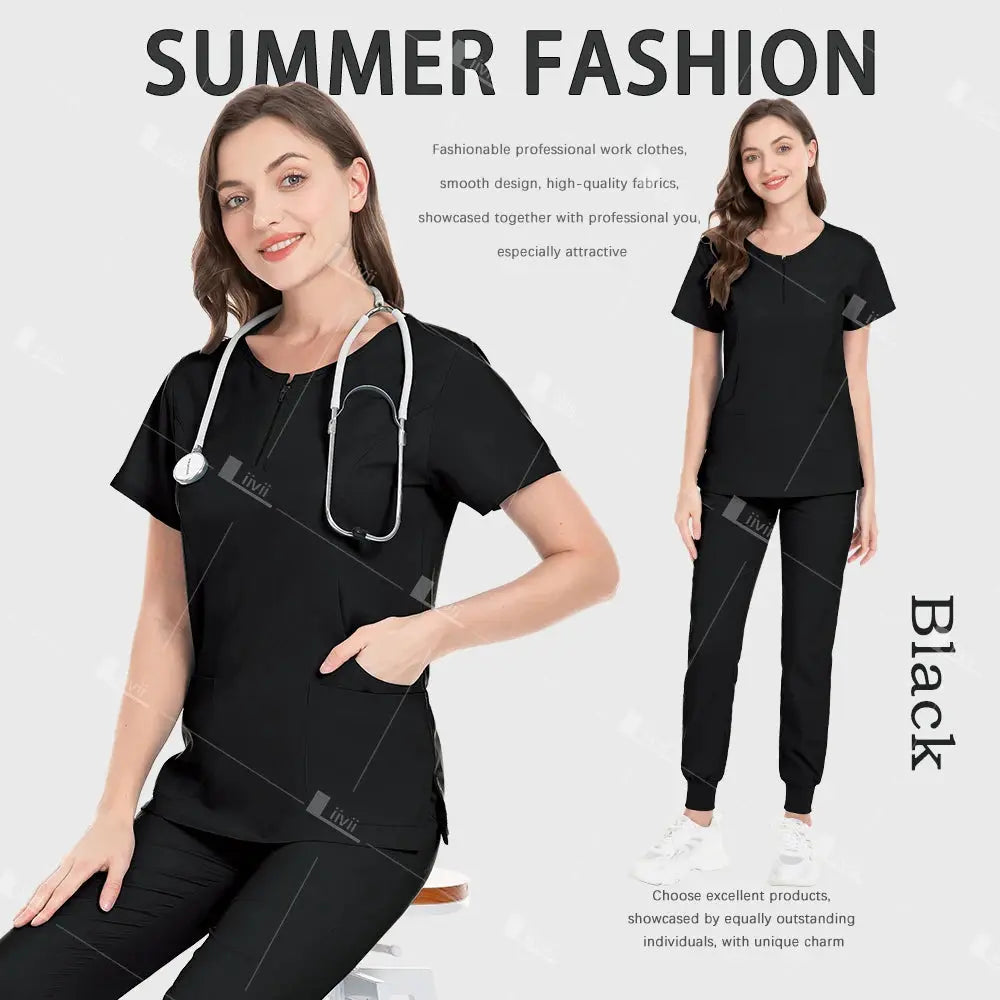 Medizinische Uniformen, elastische OP-Kleidung, Krankenhauskittel, Oberteile, Hosen, Arbeitskleidung für Krankenschwestern, Arztkleidung, medizinisches Zubehör CJdropshipping