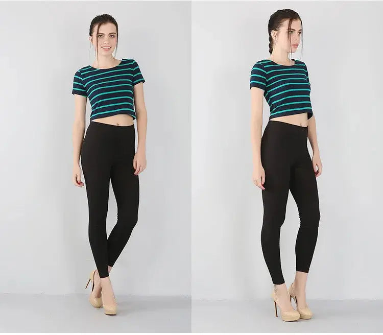 Bambusfaser-Stretch-Leggings für Frauen, Neun-Punkt, lässig, Übergröße, Frühling, Sommer und Herbst, neu von 2024 DSers Fulfillment