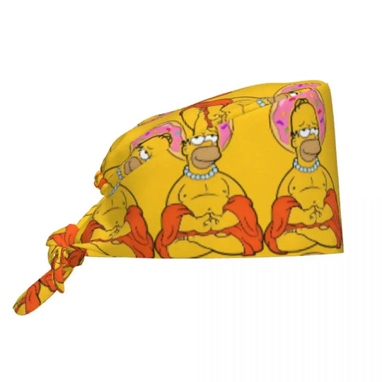 Personalisierte Die Simpsons Cartoon Cartoon medizinisches Personal Scrubs Hut Männer Frauen medizinische Krankenpflege chirurgische Scrub Kappen MedSurgery Store für digitale Gesundheit