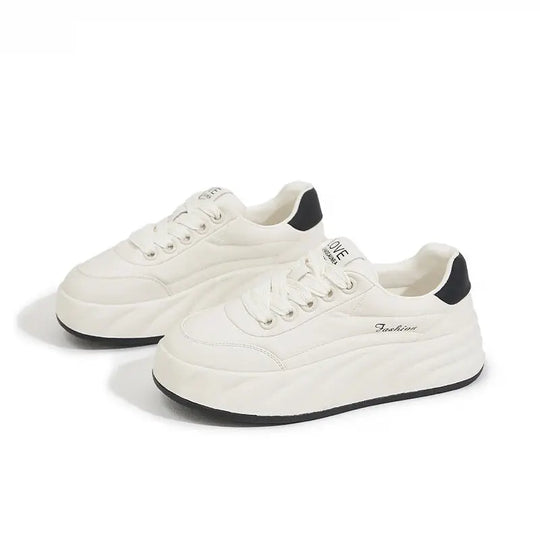 Frauen Weiße Schuhe 2025, Neue Flache Turnschuhe, Koreanischer Stil, Casual Sport, Vielseitige Brotschuhe MedSurgery Store For Digital Health