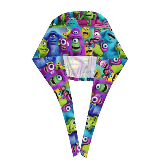 Personalisierte verstellbare Arbeitsmütze mit Monsters University Cartoon, chirurgische Mütze für Männer und Frauen, chirurgische Mütze für Krankenschwestern, Ärzte und Chirurgen MedSurgery Store For Digital Health