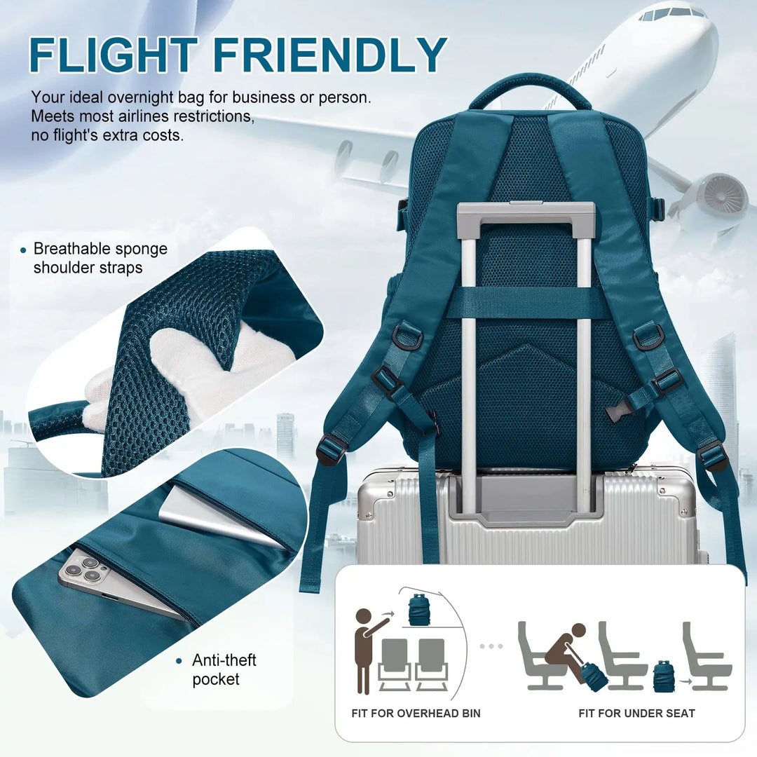 Frauen-Reiserucksack, Rucksack, TSA-Flug genehmigt Laptop-Rucksack, College Krankenschwester Tasche, lässig Wochenende Rucksack MedSurgery Store For Digital Health