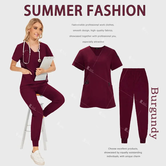 Großhandel Medizinische Uniformen, Jogginganzug, Arzt und Krankenschwester Scrubs, Krankenhaus chirurgische Arbeitskleidung, Multicolour Frauen Scrubs dsers-fulfillment-service