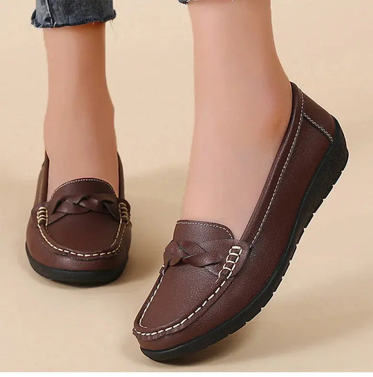 Damenschuhe 2025, Neue Weiche Leder Flache Schuhe, Damen Loafer, Casual Flache Schuhe, Damen Schuhe, Damen Weiße Schuhe MedSurgery Store For Digital Health