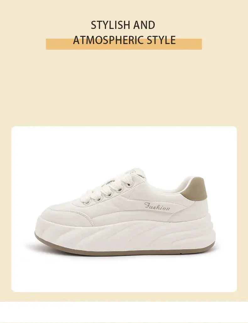 Frauen Weiße Schuhe 2025, Neue Flache Turnschuhe, Koreanischer Stil, Casual Sport, Vielseitige Brotschuhe MedSurgery Store For Digital Health