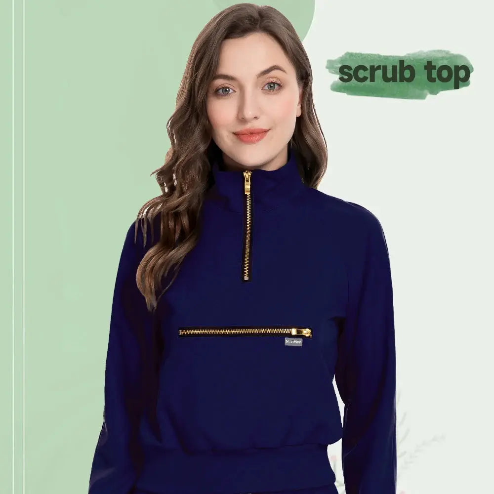 MSORMOSIA Elite Surgical Jacket - Elastische OP-Jacke mit professionellen Taschen (MSO-42035-37) CJdropshipping