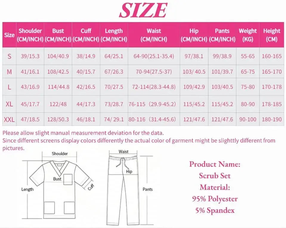 Neuer Satz medizinischer Uniformen, Arztkittel, OP-Kittel, Berufskleidung für Schönheitssalons, Berufskleidung für Zahnärzte CJdropshipping