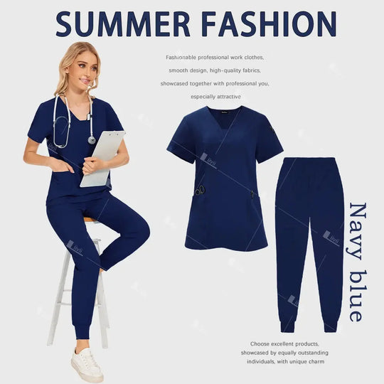 Großhandel Medizinische Uniformen, Jogginganzug, Arzt und Krankenschwester Scrubs, Krankenhaus chirurgische Arbeitskleidung, Multicolour Frauen Scrubs dsers-fulfillment-service