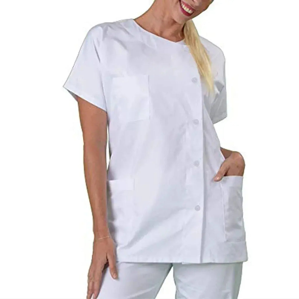 Krankenpflegekittel für Frauen, weißer Kittel, Uniformset, Klinikkittel, Arbeitskleidung, Krankenschwester-Ästhetiker-Outfits, Tops MedSurgery Store For Digital Health