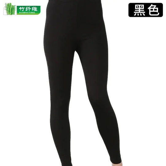 Bambusfaser-Stretch-Leggings für Frauen, Neun-Punkt, lässig, Übergröße, Frühling, Sommer und Herbst, neu von 2024 DSers Fulfillment