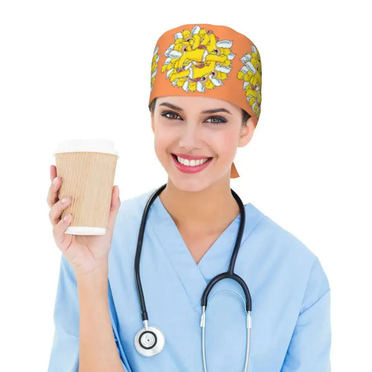 Personalisierte Die Simpsons Cartoon Cartoon medizinisches Personal Scrubs Hut Männer Frauen medizinische Krankenpflege chirurgische Scrub Kappen MedSurgery Store für digitale Gesundheit
