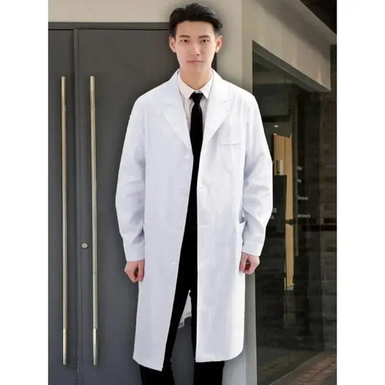 Krankenschwester-Overall, weißer Kittel, langärmelige medizinische Uniform für Frauen, kurzärmeliger medizinischer Laborkittel für Männer, Laborchemie für Universitäten MedSurgery Store For Digital Health