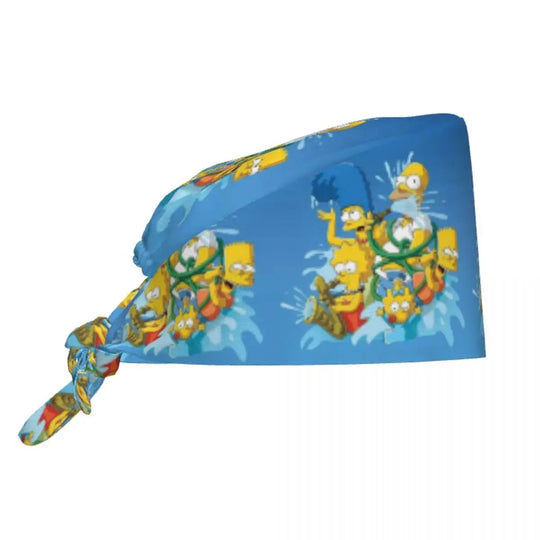 Personalisierte Die Simpsons Cartoon Cartoon medizinisches Personal Scrubs Hut Männer Frauen medizinische Krankenpflege chirurgische Scrub Kappen MedSurgery Store für digitale Gesundheit