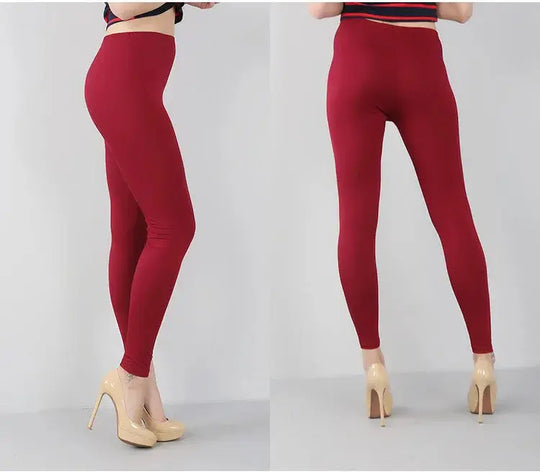 Bambusfaser-Stretch-Leggings für Frauen, Neun-Punkt, lässig, Übergröße, Frühling, Sommer und Herbst, neu von 2024 DSers Fulfillment
