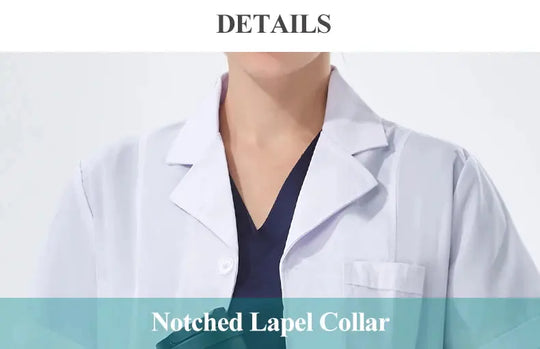 Günstiger weißer Laborkittel für Frauen, Männer, Studenten, Chemie, medizinische Fachkräfte, Krankenschwester, Langarm, Arztkittel XK002 MedSurgery Store For Digital Health