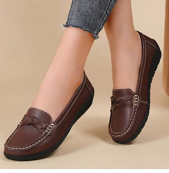 Damenschuhe 2025, Neue Weiche Leder Flache Schuhe, Damen Loafer, Casual Flache Schuhe, Damen Schuhe, Damen Weiße Schuhe MedSurgery Store For Digital Health