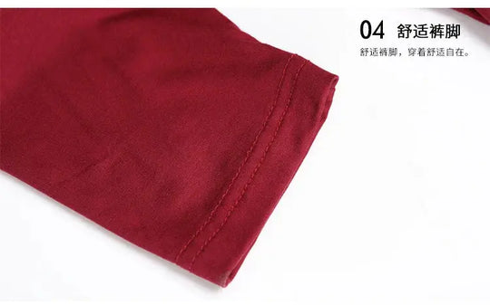 Bambusfaser-Stretch-Leggings für Frauen, Neun-Punkt, lässig, Übergröße, Frühling, Sommer und Herbst, neu von 2024 DSers Fulfillment