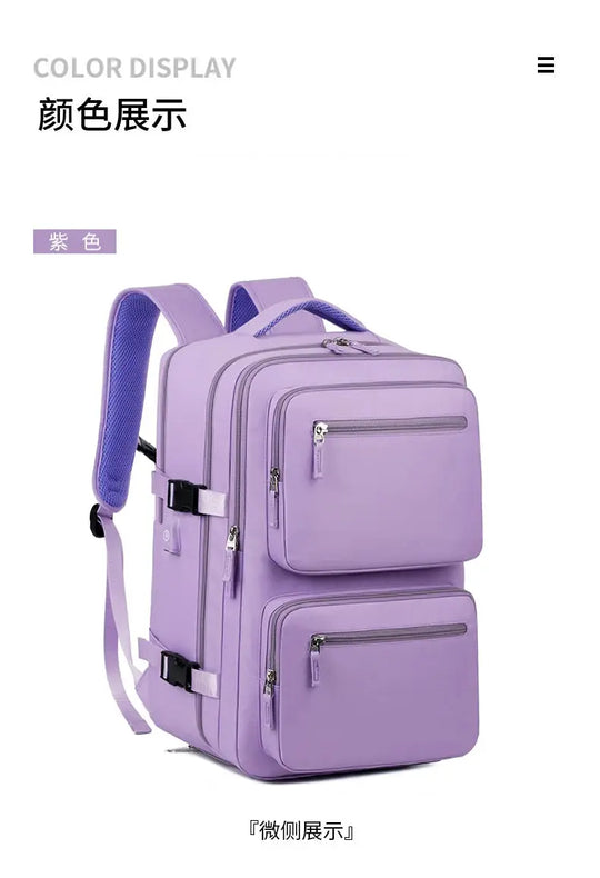 Großer Reiserucksack für Frauen und Männer, Kabinentasche, multifunktionaler wasserdichter Flugzeugrucksack mit USB-Ladefunktion, diebstahlsicherer Rucksack MedSurgery Store For Digital Health