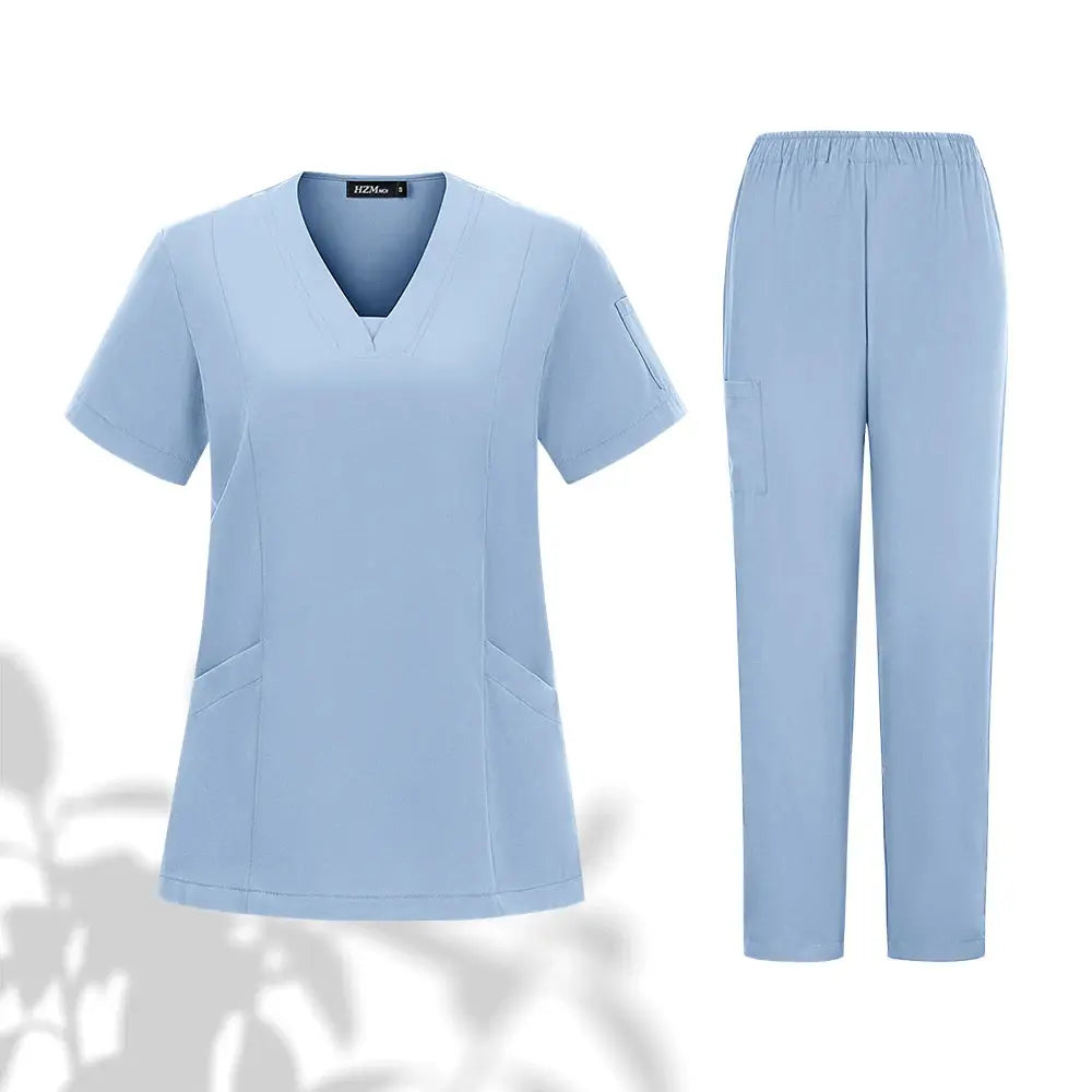 Set von medizinischen Uniformen für Männer und Frauen, Arbeitskleidung für Ärzte, Krankenschwestern, Zahnklinik, Schönheitssalon CJdropshipping