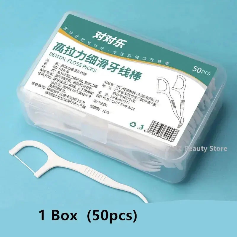1/2/5/10 tragbare Einweg-Zahnseide-Box, Kunststoff-Zahnstocher, Hochspannung Zahnseide Stick, Zahnseide-Box Oral Care MedSurgery Store For Digital Health