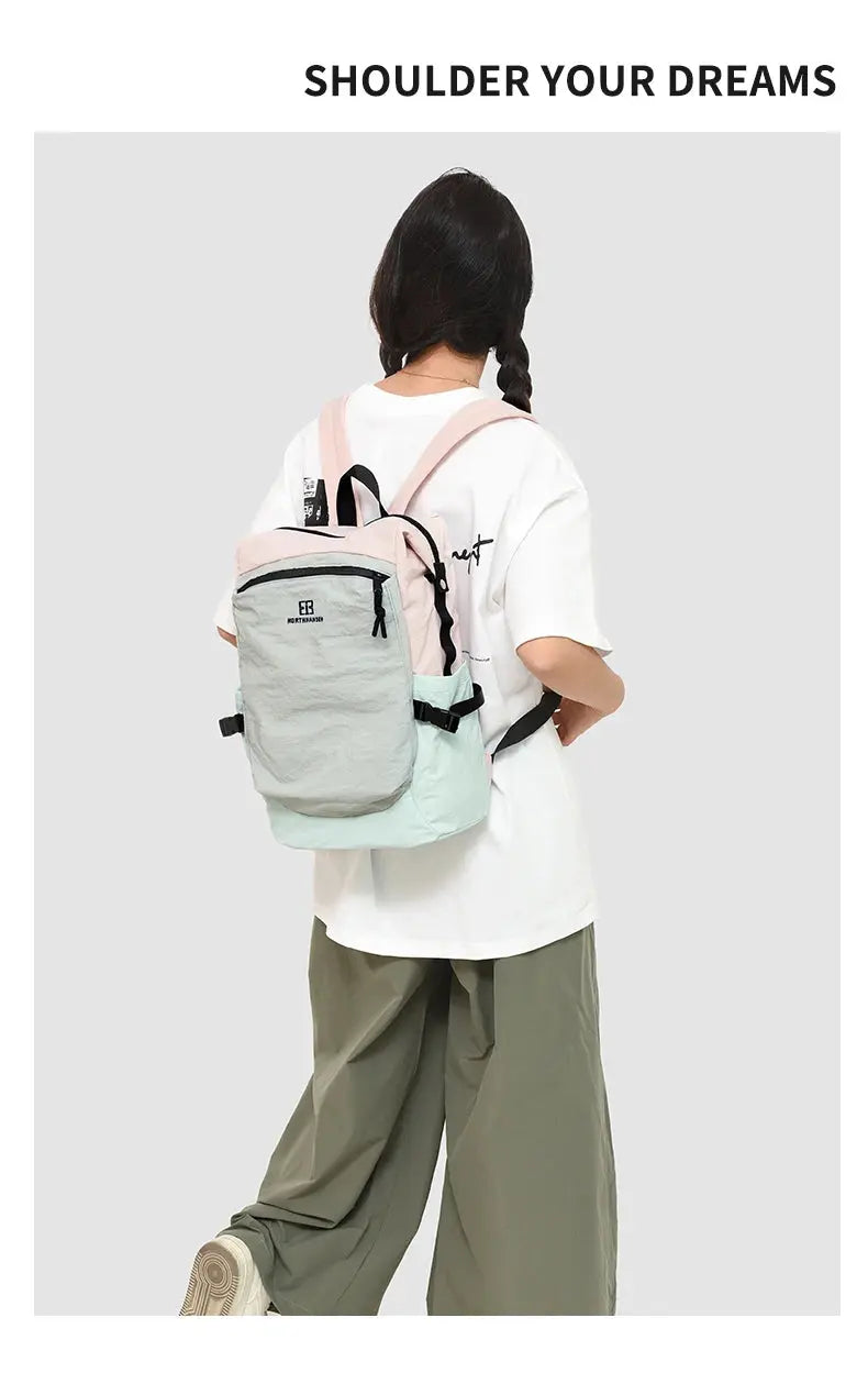 Outdoor-Doppelschulter-Rucksack für Frauen, große Kapazität. Es ist tragbar und geeignet für das Pendeln, Reisen. Es ist ein cas MedSurgery Store für digitale Gesundheit