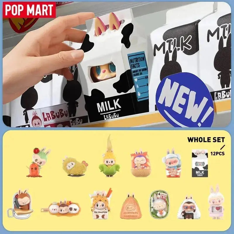 POP MART THE MONSTERS Wacky Mart Series Blind Box Guess Bag Desk Decoration Cute Model Gift Girl Blind Bag Toys MedSurgery Store For Digital Health