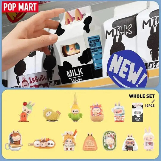 POP MART THE MONSTERS Wacky Mart Series Blind Box Guess Bag Desk Decoration Cute Model Gift Girl Blind Bag Toys MedSurgery Store For Digital Health