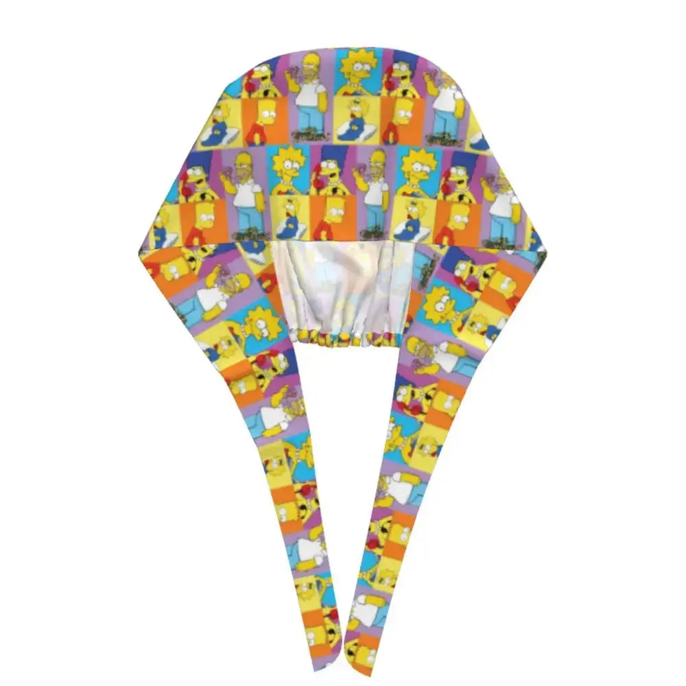 Personalisierte Die Simpsons Cartoon Cartoon medizinisches Personal Scrubs Hut Männer Frauen medizinische Krankenpflege chirurgische Scrub Kappen MedSurgery Store für digitale Gesundheit